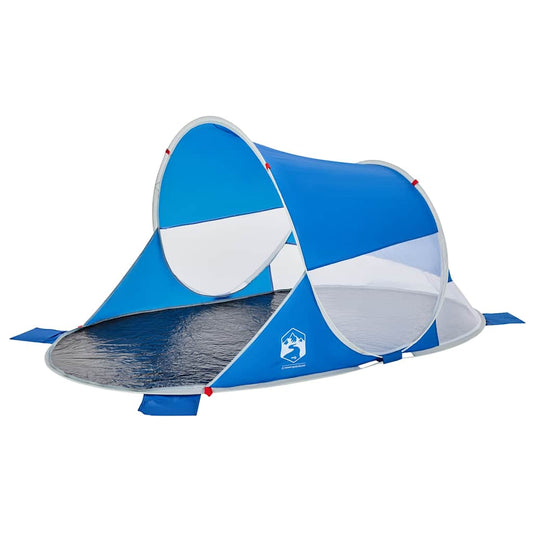 Beach Tent Azure Blue Pop-up Waterproof Beach Tent Azure Blue Pop-up Waterproof