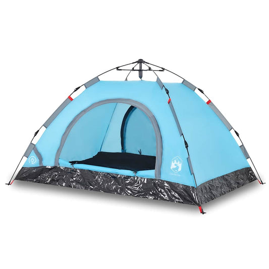 Camping Tent 3-Person Blue Quick Release Camping Tent 3-Person Blue Quick Release