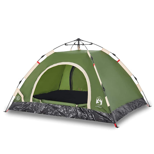 Camping Tent 4-Person Green Quick Release Camping Tent 4-Person Green Quick Release