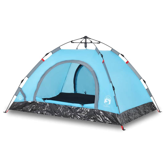 Camping Tent 4-Person Blue Quick Release Camping Tent 4-Person Blue Quick Release