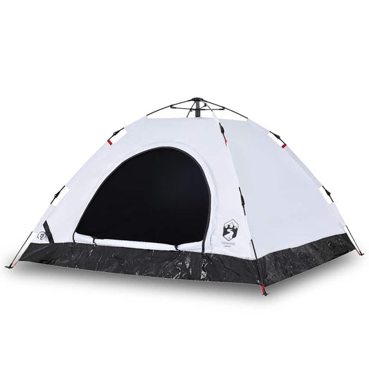 Camping Tent 5-Person White Blackout Fabric Quick Release Camping Tent 5-Person White Blackout Fabric Quick Release