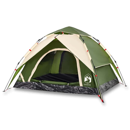 Camping Tent Dome 3-Person Green Quick Release Camping Tent Dome 3-Person Green Quick Release