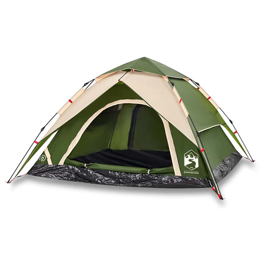 Camping Tent Dome 4-Person Green Quick Release Camping Tent Dome 4-Person Green Quick Release