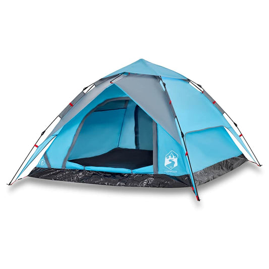 Camping Tent Dome 4-Person Blue Quick Release Camping Tent Dome 4-Person Blue Quick Release