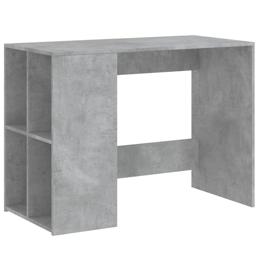 Desk Concrete Grey 102x50x75 cm Engineered Wood Desk Concrete Grey 102x50x75 cm Engineered Wood