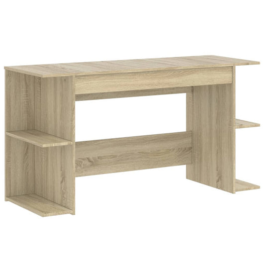Desk Sonoma Oak 140x50x75 cm Engineered Wood Desk Sonoma Oak 140x50x75 cm Engineered Wood