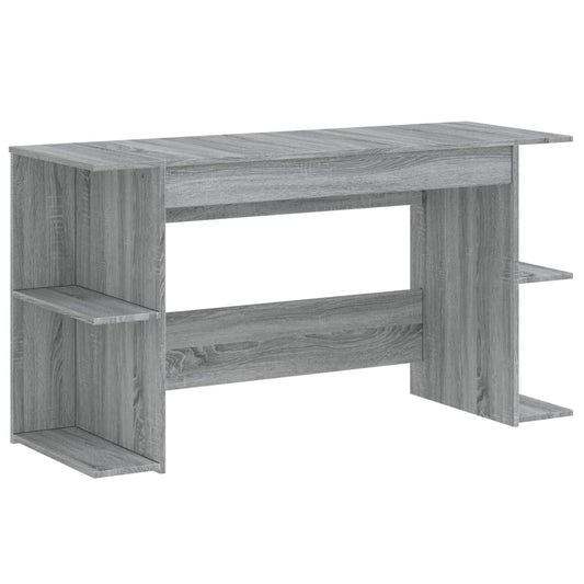 Desk Grey Sonoma 140x50x75 cm Engineered Wood Desk Grey Sonoma 140x50x75 cm Engineered Wood