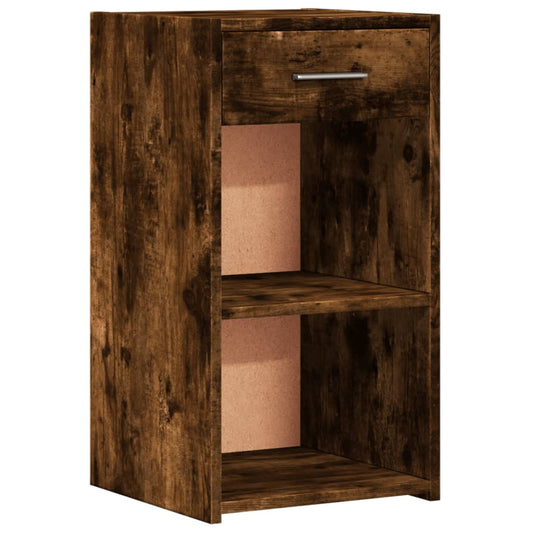 Bedside Cabinet Smoked Oak 35x34x65 cm Engineered Wood Bedside Cabinet Smoked Oak 35x34x65 cm Engineered Wood