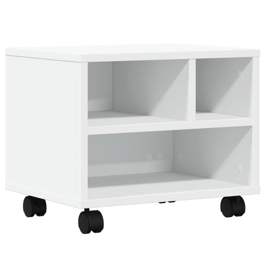 Printer Stand with Wheels White 41x32x34,5 cm Printer Stand with Wheels White 41x32x34,5 cm