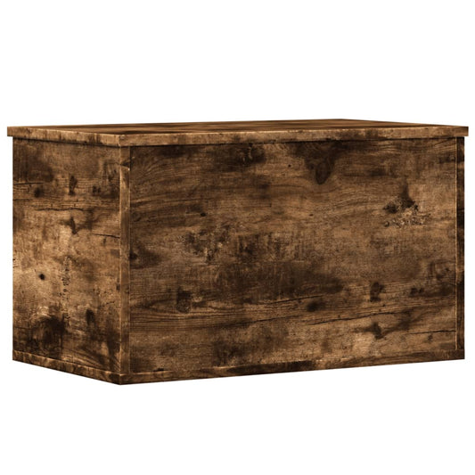 Storage Box Smoked Oak 60x35x35 cm Engineered Wood Storage Box Smoked Oak 60x35x35 cm Engineered Wood