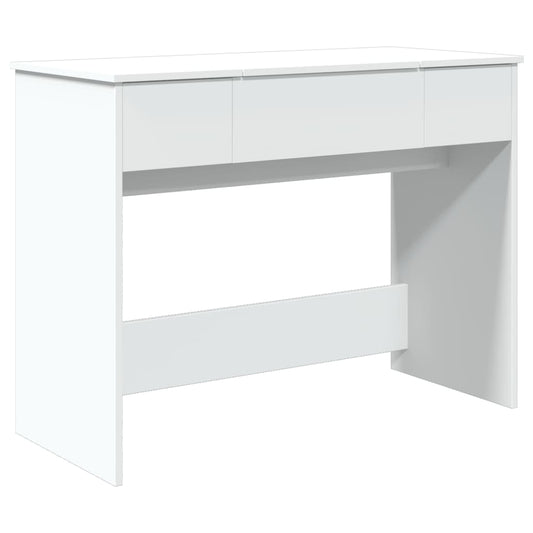 Dressing Table with Mirror White 100x45x76 cm Dressing Table with Mirror White 100x45x76 cm