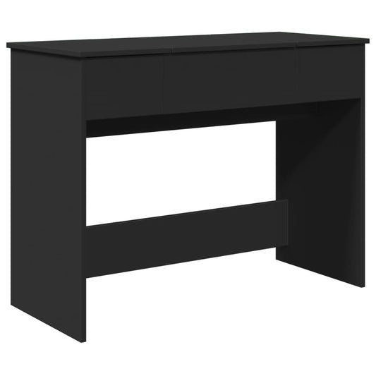 Dressing Table with Mirror Black 100x45x76 cm Dressing Table with Mirror Black 100x45x76 cm
