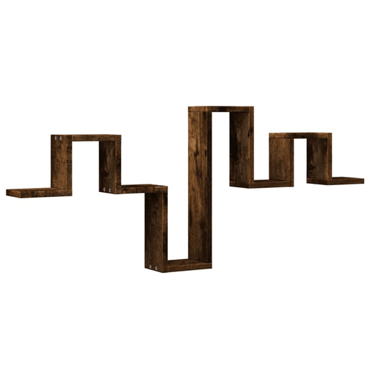Wall Shelf Smoked Oak 104.5x10x43 cm Engineered Wood Wall Shelf Smoked Oak 104.5x10x43 cm Engineered Wood