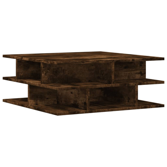 Coffee Table Smoked Oak 70x70x29 cm Engineered Wood Coffee Table Smoked Oak 70x70x29 cm Engineered Wood