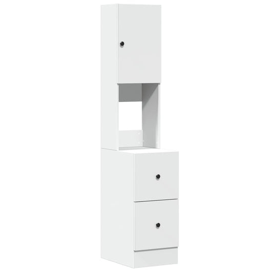 Kitchen Cabinet White 35x50x180 cm Engineered Wood Kitchen Cabinet White 35x50x180 cm Engineered Wood