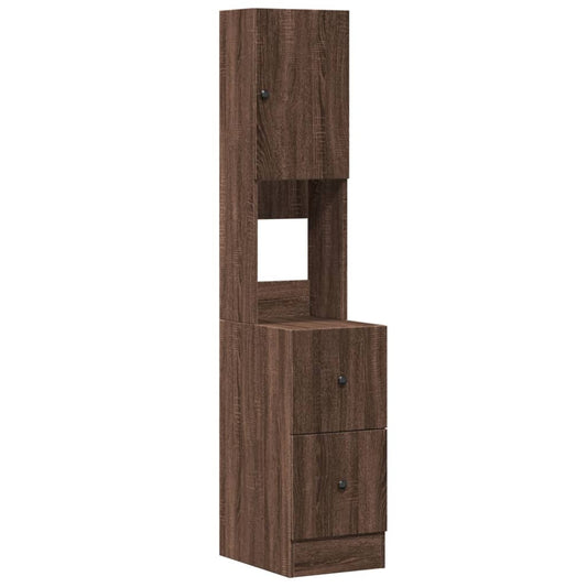 Kitchen Cabinet Brown Oak 35x50x180 cm Engineered Wood Kitchen Cabinet Brown Oak 35x50x180 cm Engineered Wood