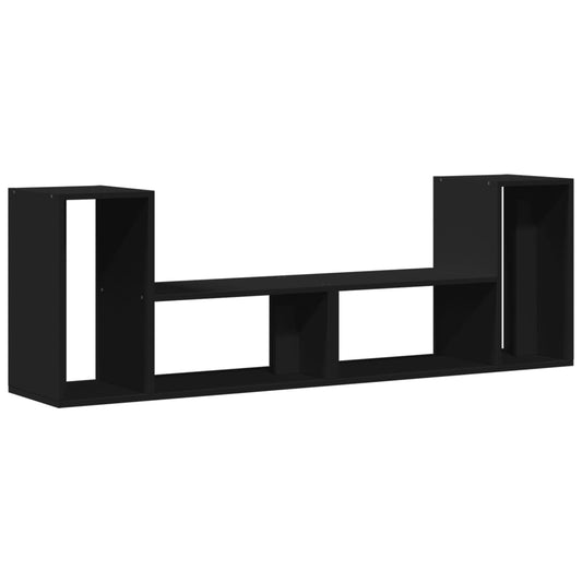 TV Cabinets 2 pcs Black 75x30x50 cm Engineered Wood TV Cabinets 2 pcs Black 75x30x50 cm Engineered Wood