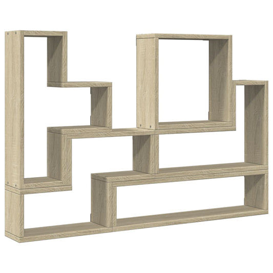 Wall Shelf Sonoma Oak 96x12x64 cm Engineered Wood Wall Shelf Sonoma Oak 96x12x64 cm Engineered Wood