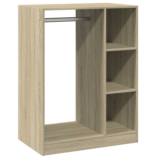 Wardrobe Sonoma Oak 77x48x102 cm Engineered Wood Wardrobe Sonoma Oak 77x48x102 cm Engineered Wood