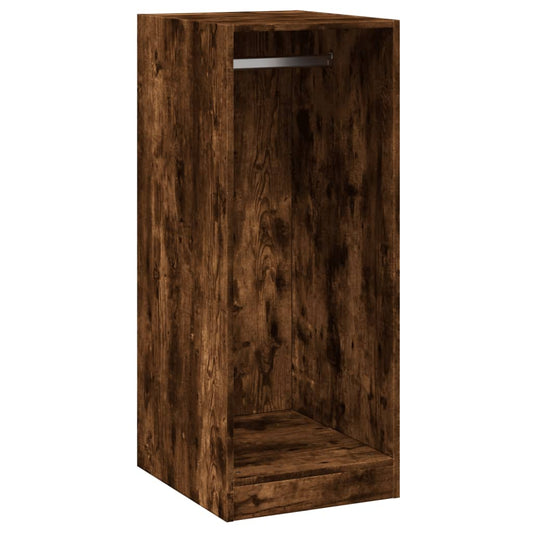 Wardrobe Smoked Oak 48x41x102 cm Engineered Wood Wardrobe Smoked Oak 48x41x102 cm Engineered Wood