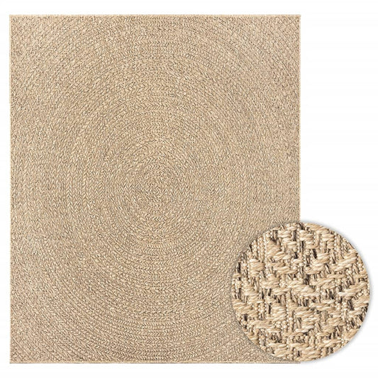 Rug ZIZUR 240x340 cm Jute Look Indoor and Outdoor Rug ZIZUR 240x340 cm Jute Look Indoor and Outdoor
