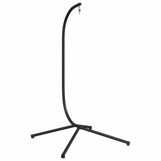 Hanging Egg Chair Stand without Basket Black Steel Hanging Egg Chair Stand without Basket Black Steel