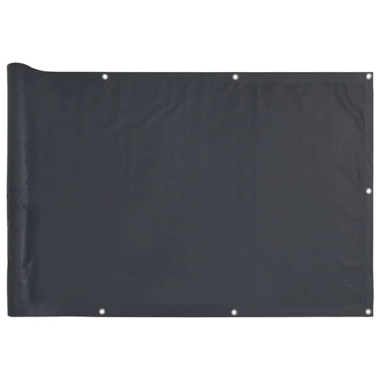 Balcony Privacy Screen Anthracite 400x120 cm PVC Balcony Privacy Screen Anthracite 400x120 cm PVC