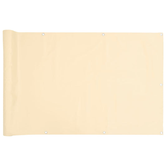 Balcony Privacy Screen Cream 800x120 cm PVC Balcony Privacy Screen Cream 800x120 cm PVC