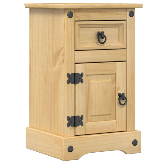 Bedside Cabinet "Corona" 35x32,5x58 cm Solid Wood Pine Bedside Cabinet "Corona" 35x32,5x58 cm Solid Wood Pine