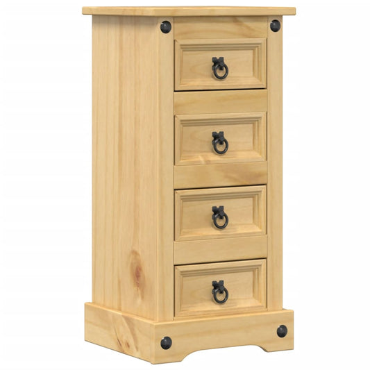 Bedside Cabinet Corona 35x32.5x74 cm Solid Wood Pine Bedside Cabinet Corona 35x32.5x74 cm Solid Wood Pine