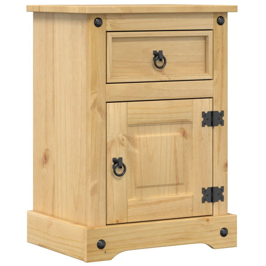 Bedside Cabinet "Corona" 45x35x64 cm Solid Wood Pine Bedside Cabinet "Corona" 45x35x64 cm Solid Wood Pine