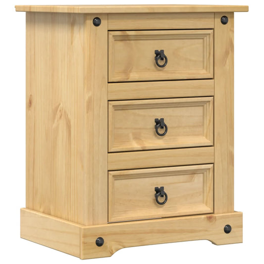 Bedside Cabinet Corona 53x39x66 cm Solid Wood Pine Bedside Cabinet Corona 53x39x66 cm Solid Wood Pine