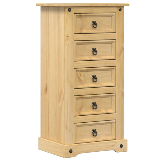 Bedside Cabinet "Corona" 53x39x103 cm Solid Wood Pine Bedside Cabinet "Corona" 53x39x103 cm Solid Wood Pine