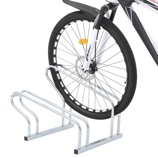 Bicycle Stand for 2 Bikes Floor Freestanding Galvanised Steel Bicycle Stand for 2 Bikes Floor Freestanding Galvanised Steel