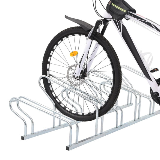 Bicycle Stand for 6 Bikes Floor Freestanding Galvanised Steel Bicycle Stand for 6 Bikes Floor Freestanding Galvanised Steel