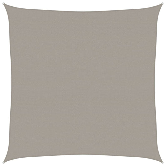 Sunshade Sail 160 g/m² Square Light Grey 7x7 m HDPE Sunshade Sail 160 g/m² Square Light Grey 7x7 m HDPE