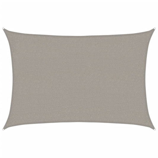 Sunshade Sail 160 g/m² Rectangular Light Grey 2x3 m HDPE Sunshade Sail 160 g/m² Rectangular Light Grey 2x3 m HDPE