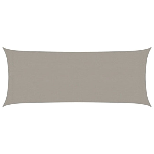 Sunshade Sail 160 g/m² Rectangular Light Grey 2x5 m HDPE Sunshade Sail 160 g/m² Rectangular Light Grey 2x5 m HDPE
