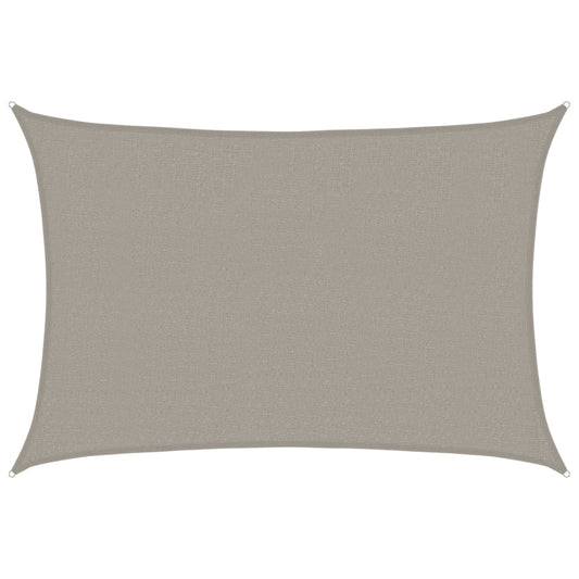 Sunshade Sail 160 g/m² Rectangular Light Grey 2.5x4 m HDPE Sunshade Sail 160 g/m² Rectangular Light Grey 2.5x4 m HDPE