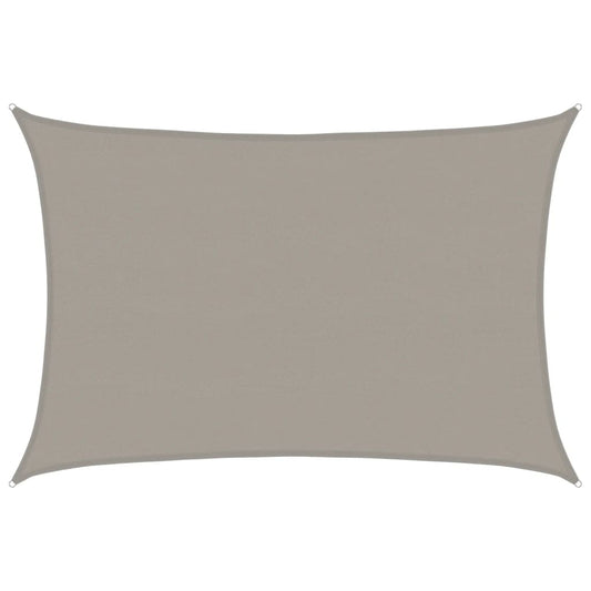 Sunshade Sail 160 g/m² Rectangular Light Grey 5x6 m HDPE Sunshade Sail 160 g/m² Rectangular Light Grey 5x6 m HDPE