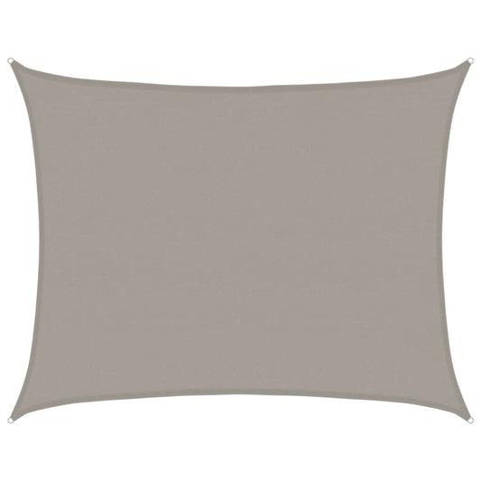 Sunshade Sail 160 g/m² Rectangular Light Grey 6x8 m HDPE Sunshade Sail 160 g/m² Rectangular Light Grey 6x8 m HDPE