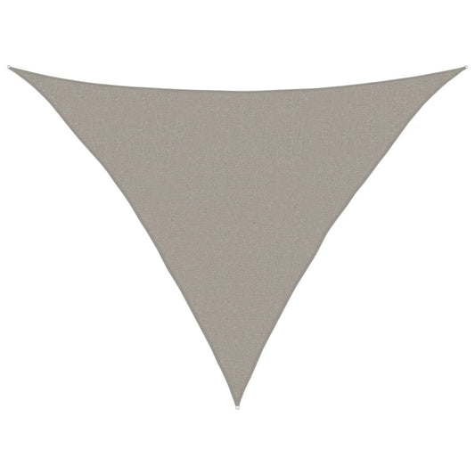 Sunshade Sail 160 g/m² Triangular Light Grey 2.5x2.5x3.5 m HDPE Sunshade Sail 160 g/m² Triangular Light Grey 2.5x2.5x3.5 m HDPE