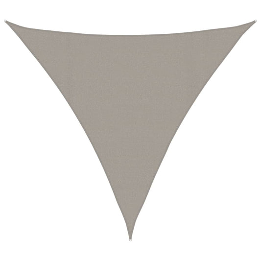 Sunshade Sail 160 g/m² Triangular Light Grey 4x4x4 m HDPE Sunshade Sail 160 g/m² Triangular Light Grey 4x4x4 m HDPE