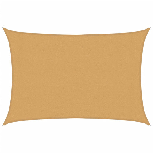 Sunshade Sail 160 g/m² Rectangular Sand 3x4 m HDPE Sunshade Sail 160 g/m² Rectangular Sand 3x4 m HDPE