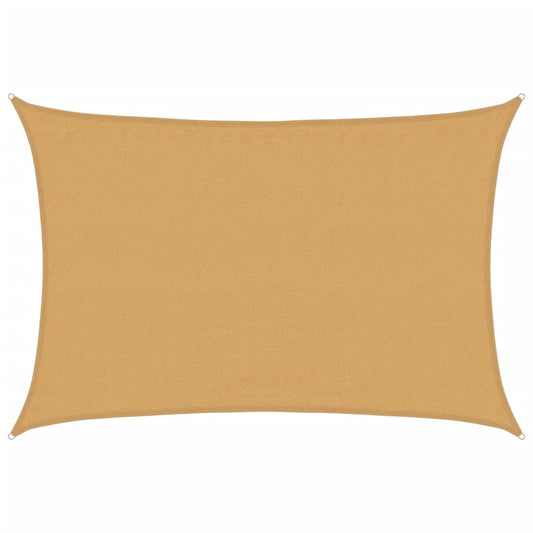 Sunshade Sail 160 g/m² Rectangular Sand 3.5x4.5 m HDPE Sunshade Sail 160 g/m² Rectangular Sand 3.5x4.5 m HDPE