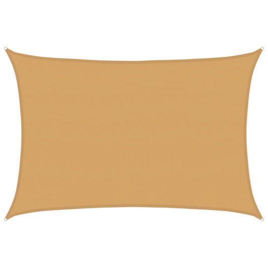 Sunshade Sail 160 g/m² Rectangular Sand 5x7 m HDPE Sunshade Sail 160 g/m² Rectangular Sand 5x7 m HDPE