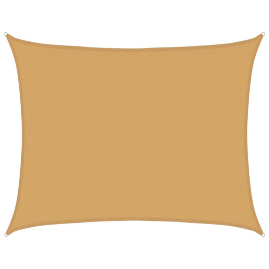Sunshade Sail 160 g/m² Rectangular Sand 6x8 m HDPE Sunshade Sail 160 g/m² Rectangular Sand 6x8 m HDPE