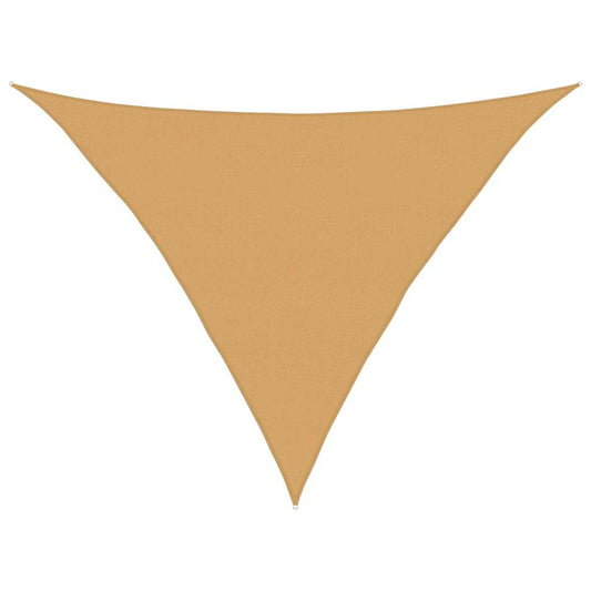 Sunshade Sail 160 g/m² Triangular Sand 5x5x6 m HDPE Sunshade Sail 160 g/m² Triangular Sand 5x5x6 m HDPE