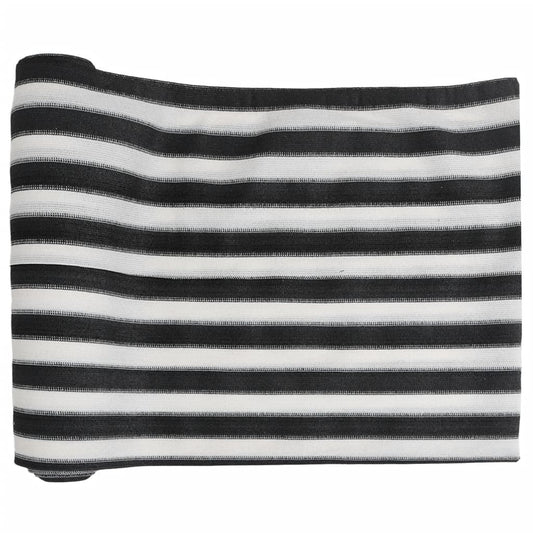 Privacy Net Anthracite and White 2x25 m HDPE 150 g/m² Privacy Net Anthracite and White 2x25 m HDPE 150 g/m²