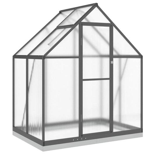 Greenhouse with Base Frame Anthracite 169x114x202 cm Aluminium Greenhouse with Base Frame Anthracite 169x114x202 cm Aluminium